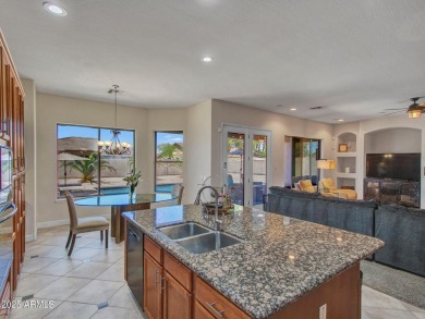 Style and sophistication from the moment you arrive! This TW on Estrella Mountain Ranch Golf Course in Arizona - for sale on GolfHomes.com, golf home, golf lot