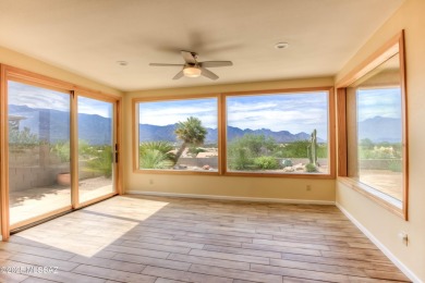 Stunning mountain views from this hilltop home on highly desired on Saddlebrooke Golf Course in Arizona - for sale on GolfHomes.com, golf home, golf lot