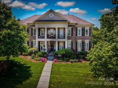 Discover unparalleled luxury in this all-brick, 5 bed/5 bath on Skybrook Golf Club in North Carolina - for sale on GolfHomes.com, golf home, golf lot