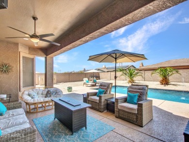 Style and sophistication from the moment you arrive! This TW on Estrella Mountain Ranch Golf Course in Arizona - for sale on GolfHomes.com, golf home, golf lot