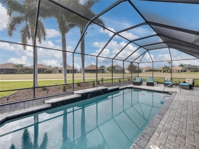 Luxurious POOL/RV GARAGE HOME on the 17th fairway of the Lake on Lake Ashton Golf Club in Florida - for sale on GolfHomes.com, golf home, golf lot