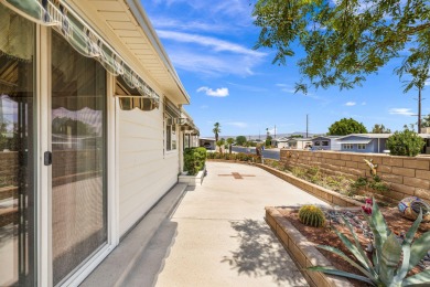 This 1,850 sq. ft. 2 bedroom, 2 bathroom home is truly one of on Palm Desert Greens Country Club in California - for sale on GolfHomes.com, golf home, golf lot
