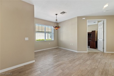 Experience the Florida lifestyle in this charming three-bedroom on Pelican Preserve Golf Club in Florida - for sale on GolfHomes.com, golf home, golf lot