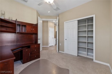 Experience the Florida lifestyle in this charming three-bedroom on Pelican Preserve Golf Club in Florida - for sale on GolfHomes.com, golf home, golf lot