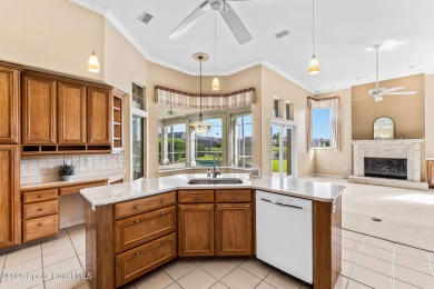 Experience peaceful comfort and style in one of the most on Suntree Country Club in Florida - for sale on GolfHomes.com, golf home, golf lot