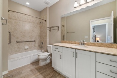 Experience the Florida lifestyle in this charming three-bedroom on Pelican Preserve Golf Club in Florida - for sale on GolfHomes.com, golf home, golf lot