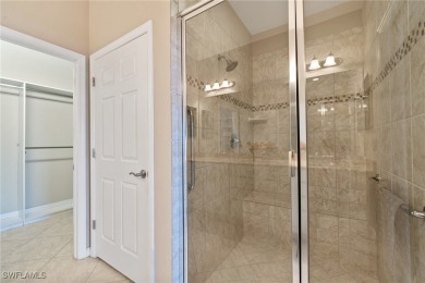Experience the Florida lifestyle in this charming three-bedroom on Pelican Preserve Golf Club in Florida - for sale on GolfHomes.com, golf home, golf lot