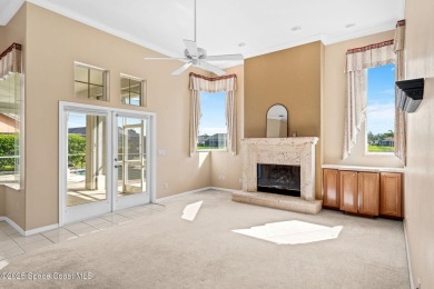Experience peaceful comfort and style in one of the most on Suntree Country Club in Florida - for sale on GolfHomes.com, golf home, golf lot