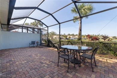Experience the Florida lifestyle in this charming three-bedroom on Pelican Preserve Golf Club in Florida - for sale on GolfHomes.com, golf home, golf lot