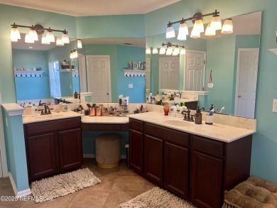 This large and unique home is a must see! It has a huge private on King and Bear Golf Course/World Golf Village in Florida - for sale on GolfHomes.com, golf home, golf lot