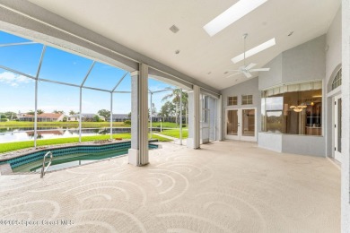 Experience peaceful comfort and style in one of the most on Suntree Country Club in Florida - for sale on GolfHomes.com, golf home, golf lot