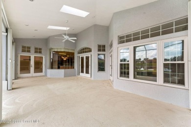 Experience peaceful comfort and style in one of the most on Suntree Country Club in Florida - for sale on GolfHomes.com, golf home, golf lot