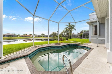 Experience peaceful comfort and style in one of the most on Suntree Country Club in Florida - for sale on GolfHomes.com, golf home, golf lot