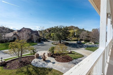 The beauty of Sand Canyon is on full display from this oversized on Robinson Ranch - Mountain Course in California - for sale on GolfHomes.com, golf home, golf lot