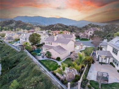 The beauty of Sand Canyon is on full display from this oversized on Robinson Ranch - Mountain Course in California - for sale on GolfHomes.com, golf home, golf lot