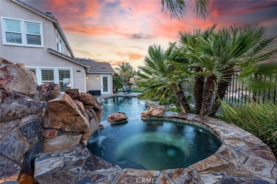 The beauty of Sand Canyon is on full display from this oversized on Robinson Ranch - Mountain Course in California - for sale on GolfHomes.com, golf home, golf lot