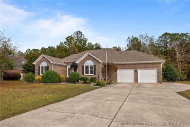 Discover the charm of this all-brick ranch home with a pool and on Baywood Golf Club in North Carolina - for sale on GolfHomes.com, golf home, golf lot