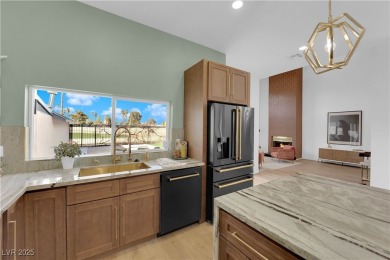 Located on a scenic par 3 of the iconic mid century golf course on Las Vegas National Golf Club in Nevada - for sale on GolfHomes.com, golf home, golf lot