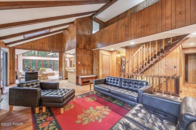 Contemporary Home with Spectacular Lake & Golf Course on Lords Valley Country Club, Inc in Pennsylvania - for sale on GolfHomes.com, golf home, golf lot