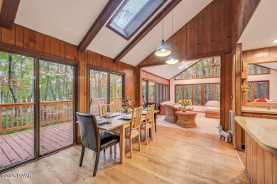 Contemporary Home with Spectacular Lake & Golf Course on Lords Valley Country Club, Inc in Pennsylvania - for sale on GolfHomes.com, golf home, golf lot