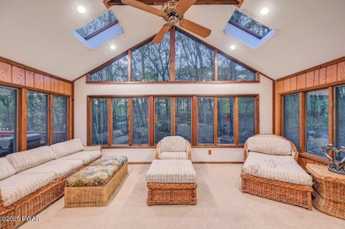 Contemporary Home with Spectacular Lake & Golf Course on Lords Valley Country Club, Inc in Pennsylvania - for sale on GolfHomes.com, golf home, golf lot