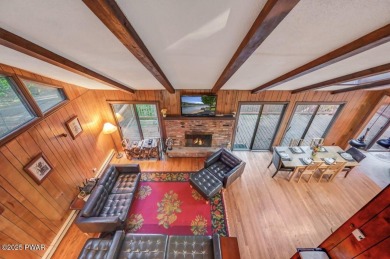 Contemporary Home with Spectacular Lake & Golf Course on Lords Valley Country Club, Inc in Pennsylvania - for sale on GolfHomes.com, golf home, golf lot