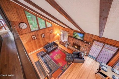 Contemporary Home with Spectacular Lake & Golf Course on Lords Valley Country Club, Inc in Pennsylvania - for sale on GolfHomes.com, golf home, golf lot