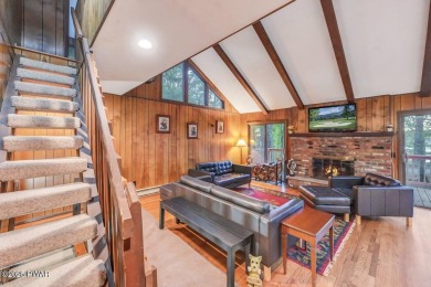 Contemporary Home with Spectacular Lake & Golf Course on Lords Valley Country Club, Inc in Pennsylvania - for sale on GolfHomes.com, golf home, golf lot