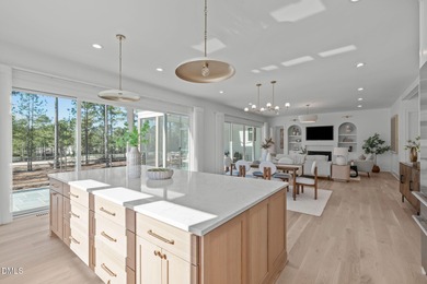 Modern Ranch Farmhouse with Golf Course Views. Built less than on Chapel Ridge Golf Club in North Carolina - for sale on GolfHomes.com, golf home, golf lot