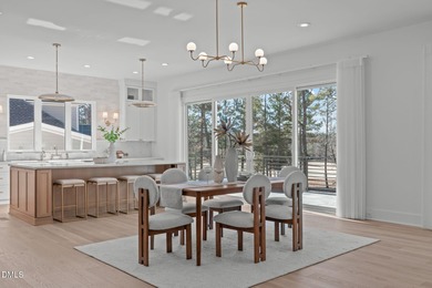 Modern Ranch Farmhouse with Golf Course Views. Built less than on Chapel Ridge Golf Club in North Carolina - for sale on GolfHomes.com, golf home, golf lot