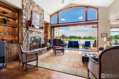 This custom ranch home on a stunning waterfront lot offers an on Pelican Lakes Golf and Country Club in Colorado - for sale on GolfHomes.com, golf home, golf lot