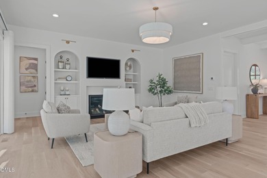 Modern Ranch Farmhouse with Golf Course Views. Built less than on Chapel Ridge Golf Club in North Carolina - for sale on GolfHomes.com, golf home, golf lot