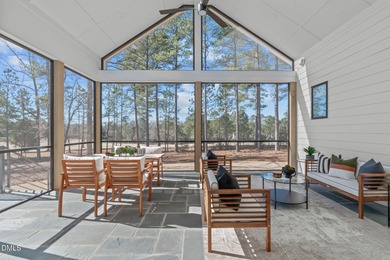 Modern Ranch Farmhouse with Golf Course Views. Built less than on Chapel Ridge Golf Club in North Carolina - for sale on GolfHomes.com, golf home, golf lot
