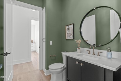 Modern Ranch Farmhouse with Golf Course Views. Built less than on Chapel Ridge Golf Club in North Carolina - for sale on GolfHomes.com, golf home, golf lot