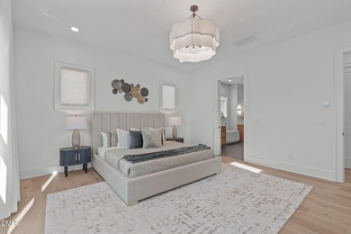 Modern Ranch Farmhouse with Golf Course Views. Built less than on Chapel Ridge Golf Club in North Carolina - for sale on GolfHomes.com, golf home, golf lot