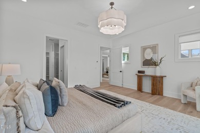 Modern Ranch Farmhouse with Golf Course Views. Built less than on Chapel Ridge Golf Club in North Carolina - for sale on GolfHomes.com, golf home, golf lot