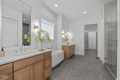 Modern Ranch Farmhouse with Golf Course Views. Built less than on Chapel Ridge Golf Club in North Carolina - for sale on GolfHomes.com, golf home, golf lot