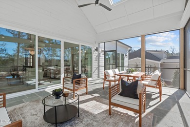 Modern Ranch Farmhouse with Golf Course Views. Built less than on Chapel Ridge Golf Club in North Carolina - for sale on GolfHomes.com, golf home, golf lot