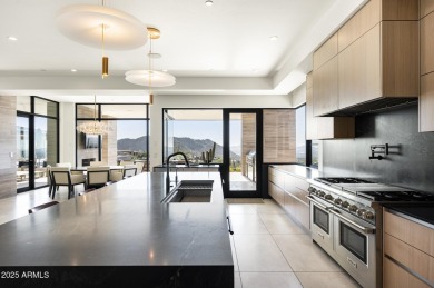 BUILT IN 2024, this elegant  contemporary  was built for a CAR on Silverleaf Golf Club in Arizona - for sale on GolfHomes.com, golf home, golf lot