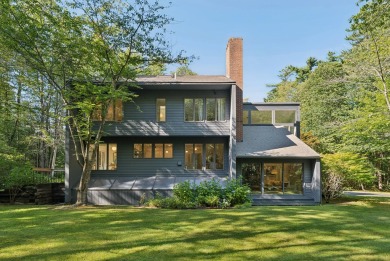 Privately set on three wooded acres in the coveted Falmouth on Portland Country Club in Maine - for sale on GolfHomes.com, golf home, golf lot