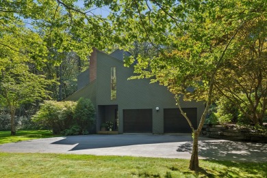 Privately set on three wooded acres in the coveted Falmouth on Portland Country Club in Maine - for sale on GolfHomes.com, golf home, golf lot