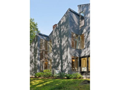 Privately set on three wooded acres in the coveted Falmouth on Portland Country Club in Maine - for sale on GolfHomes.com, golf home, golf lot