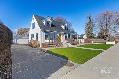 The well known White House with yellow door is completely on Fairview Golf Course in Idaho - for sale on GolfHomes.com, golf home, golf lot