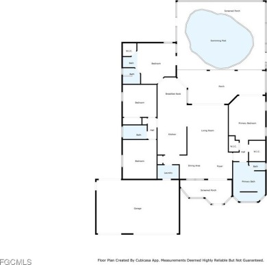 This spacious 4-bedroom + den, 3-bathroom home offers the on Burnt Store Golf Club in Florida - for sale on GolfHomes.com, golf home, golf lot
