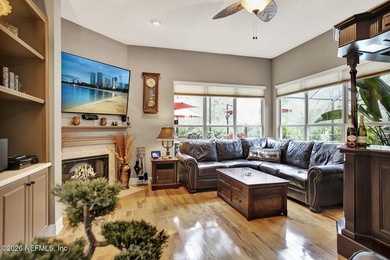 Private pool home in gated Orange Park Country Club backing to on Country Club of Orange Park in Florida - for sale on GolfHomes.com, golf home, golf lot