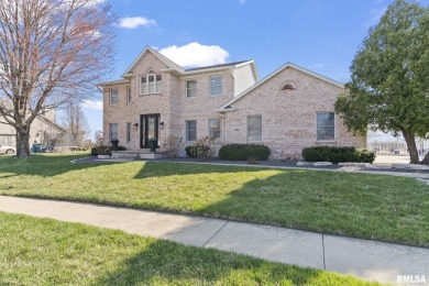 This 4-5 bedroom, two-story home in Panther Creek Subdivision on Panther Creek Country Club in Illinois - for sale on GolfHomes.com, golf home, golf lot