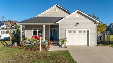 Don't miss this beautiful coastal home in the heart of Beaufort! on North River Club in North Carolina - for sale on GolfHomes.com, golf home, golf lot