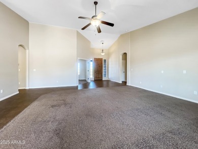 Nestled in the heart of Gold Canyon, this stunning custom home on Superstition Mountain Club - Lost Gold in Arizona - for sale on GolfHomes.com, golf home, golf lot