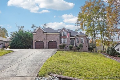 STUNNING CUSTOM HOME located on the 12th hole of Carolina Trace on Carolina Trace Country Club in North Carolina - for sale on GolfHomes.com, golf home, golf lot