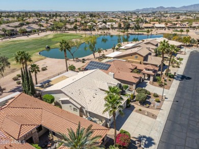 STUNNING VIEWS! Enjoy golf, lake, & mountain views from the on Tuscany Falls At Pebble Creek in Arizona - for sale on GolfHomes.com, golf home, golf lot